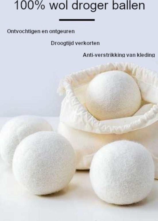 Wollen droogballen voor wasdrogers 6 Stuks - Afbeelding 2