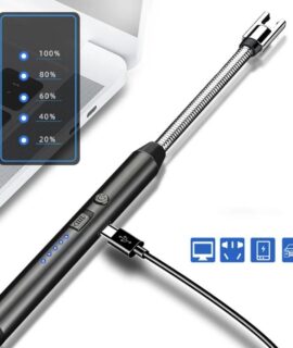 1 Geldbesparende, oplaadbare aansteker, inclusief cadeauverpakking