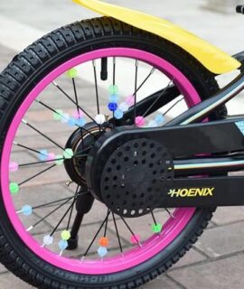 Kinderfiets spaakkralen, 36 stuks, verlichting, glow in the dark