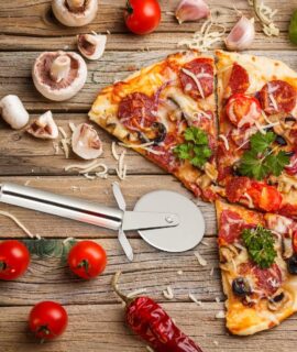 Pizzasnijder, roestvrijstaal en vaatwasserbestendig