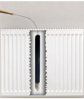 Radiator reinigingsborstel, buigzaam, 120cm