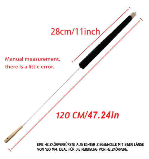 Radiator reinigingsborstel, buigzaam, 120cm - Afbeelding 6