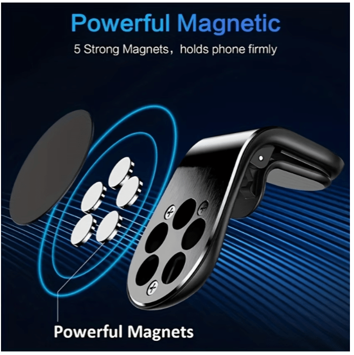 Magnetische telefoonhouder voor in het luchtrooster, universeel - Afbeelding 6