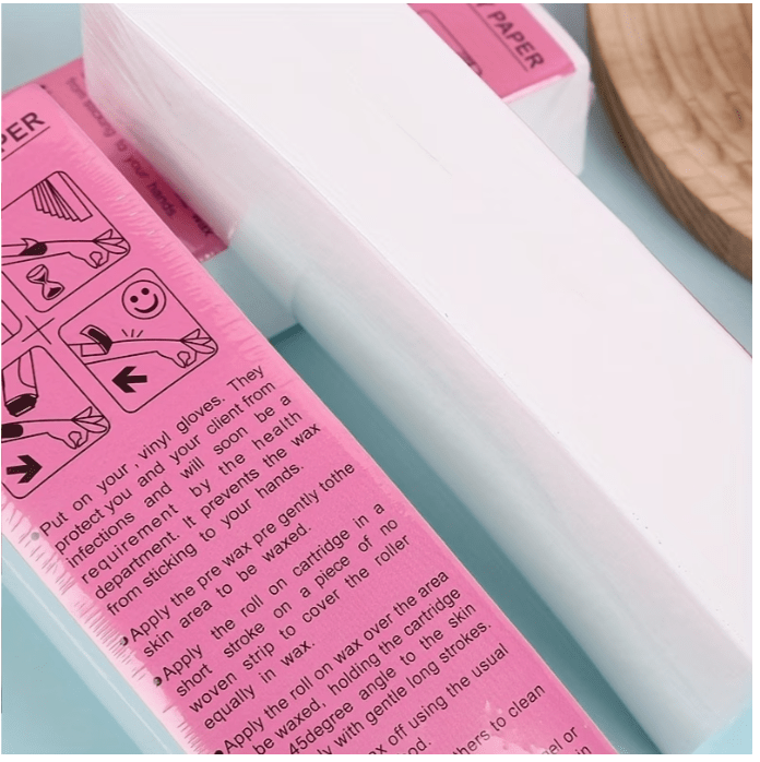 100 Harsstrips, professionele ontharingsstrips voor wax. - Afbeelding 2