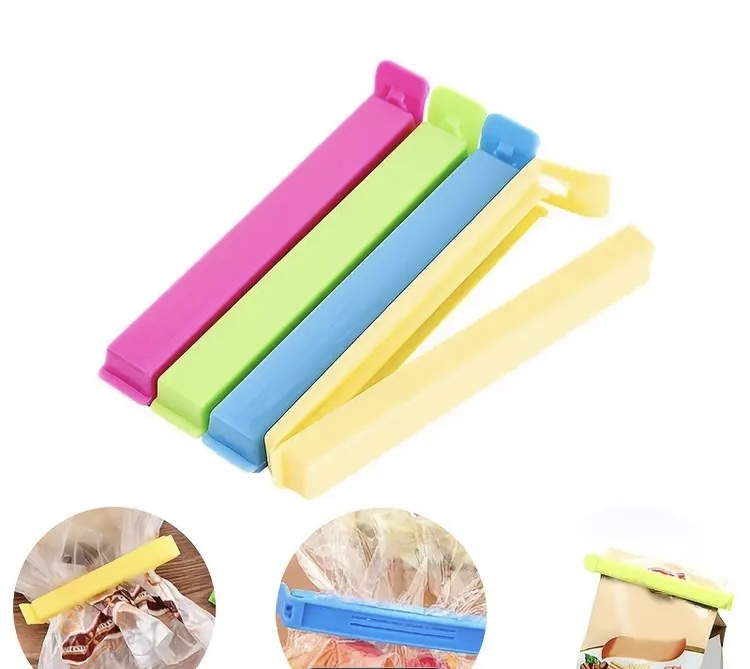 Voedsel afsluitclips, luchtdicht afsluiten van snacks, chips, havermout & zaden - Afbeelding 2