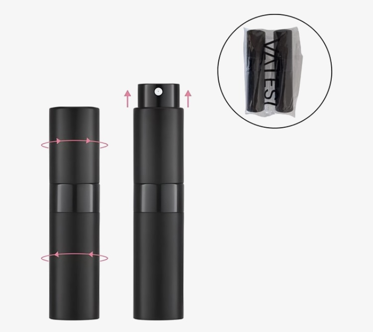 Parfum verstuiver, mini parfum flesje, navulbaar, 1+1 gratis - Afbeelding 4