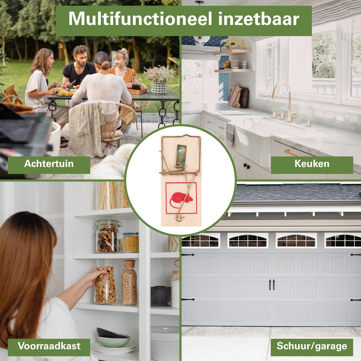 Muizenval, set van 3 stuks - Afbeelding 2