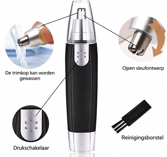 Neushaar, oorhaar en wenkbrauw-trimmer - Afbeelding 2