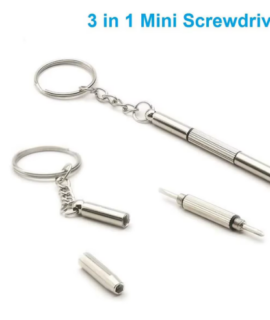 3-in-1 Mini schroevendraaierset voor reparatie van brillen, horloges en telefoons